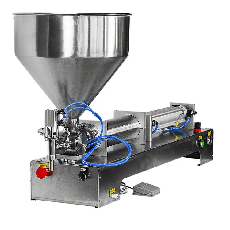 Hot sale semi automatic pneumatic cosmetic cream lotion liquid soap bottle filling machine