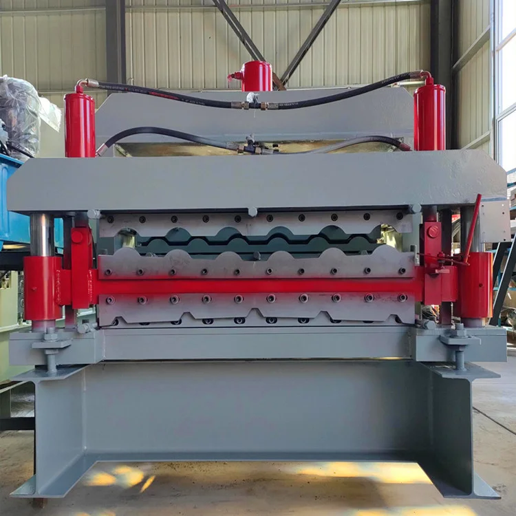 bamboo glazed roof tile roofing sheet roll forming machine metal tile making machine
