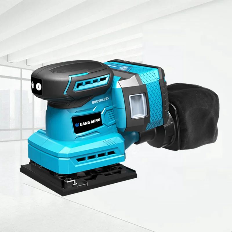 Electric 18V Lithium Battery Wireless Brushless Orbital Sander Mini Sheet Palm Sander with Variable Speed CPS-B1118