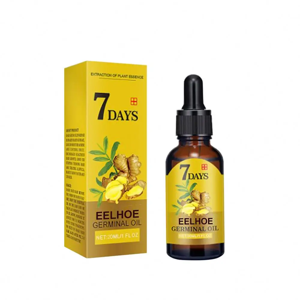 Ginger Germinal Oil Hair Growth Essential Oil Hair Loss Treatment Natural Ginger Hair Growth Liquid Ginger Oil Private Label