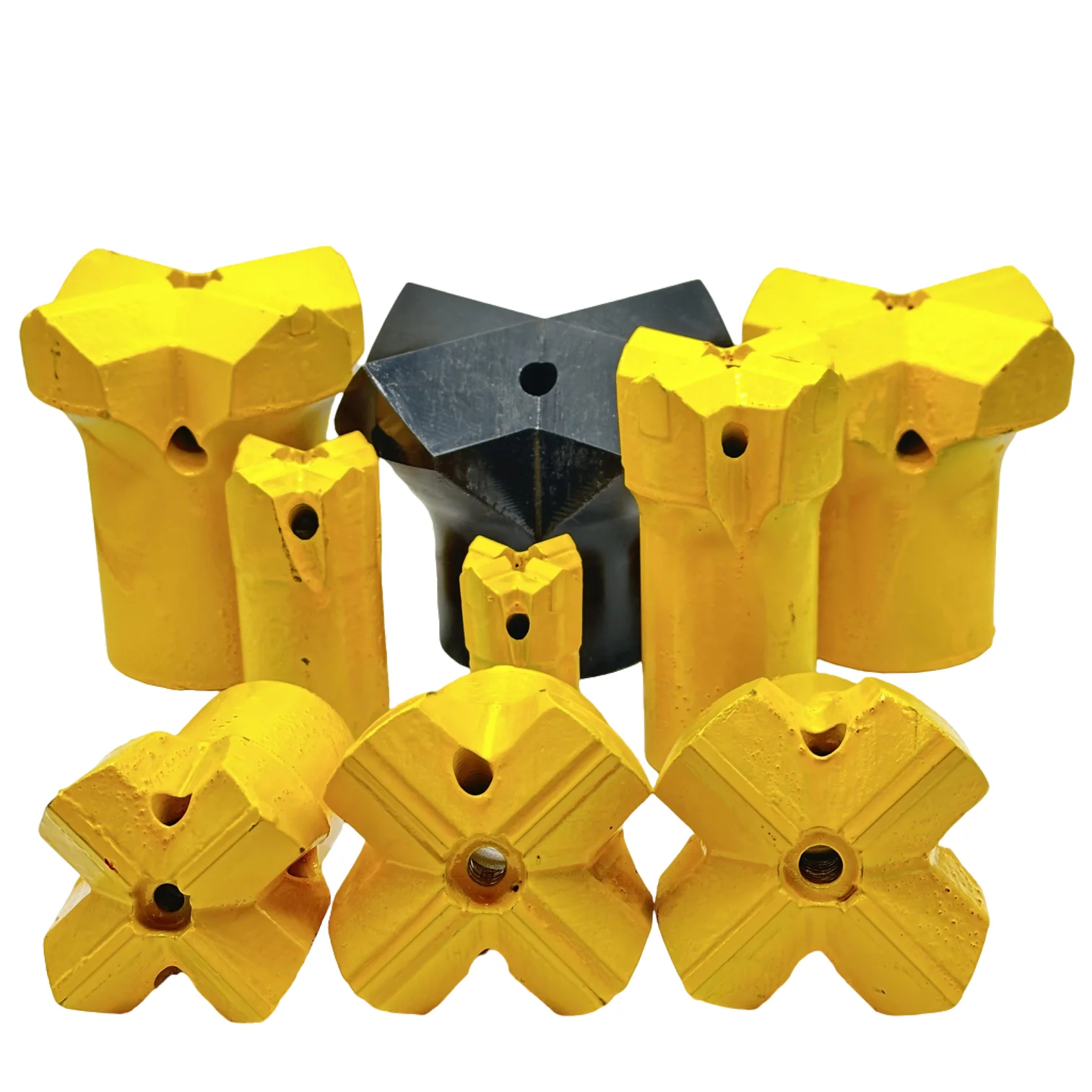 Self-Drilling Tools R32 42mm Cross Bit Anchor Rod Drill Bits Tunnel Anchoring