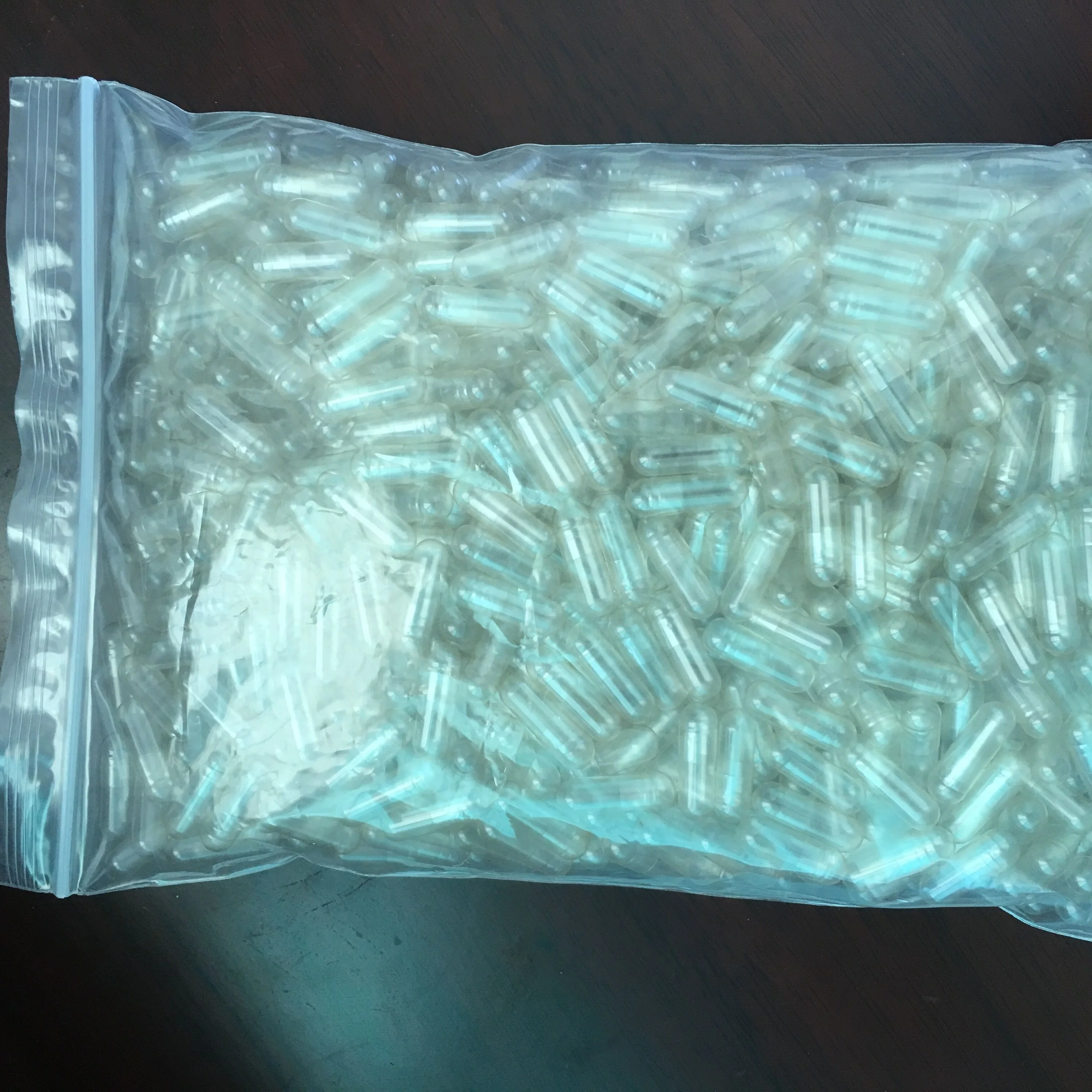 Халяль мусульманская пустые желатиновые капсулы EGC размер #0 Обычная оболочка прозрачная