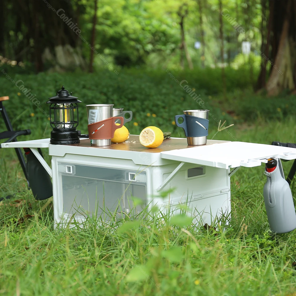 Multifunctional Outdoor Storage Box Portable Plastic Picnic and Household Debris Moving Convenient for Kitchen Use