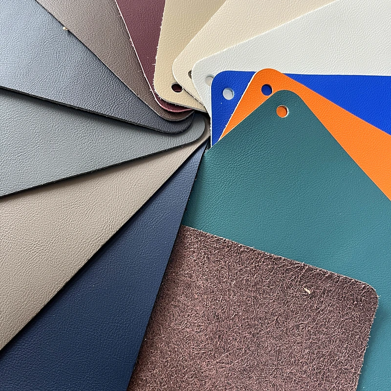 1.2 mm Nappa Microfiber Synthetic Leather  PU microfiber leather for car seat upholstery