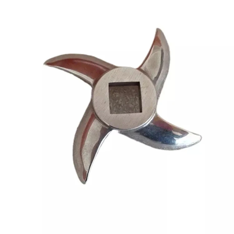 Stainless Steel Gross Industrial Meat Mincer Knife Meat Grinder Knife For Meat