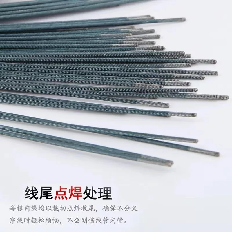 Road Bike MTB Bike Bicycle Brake Line Shift Shifter Gear Brake Cable Sets Core Inner Wire Silver Steel Speed Line