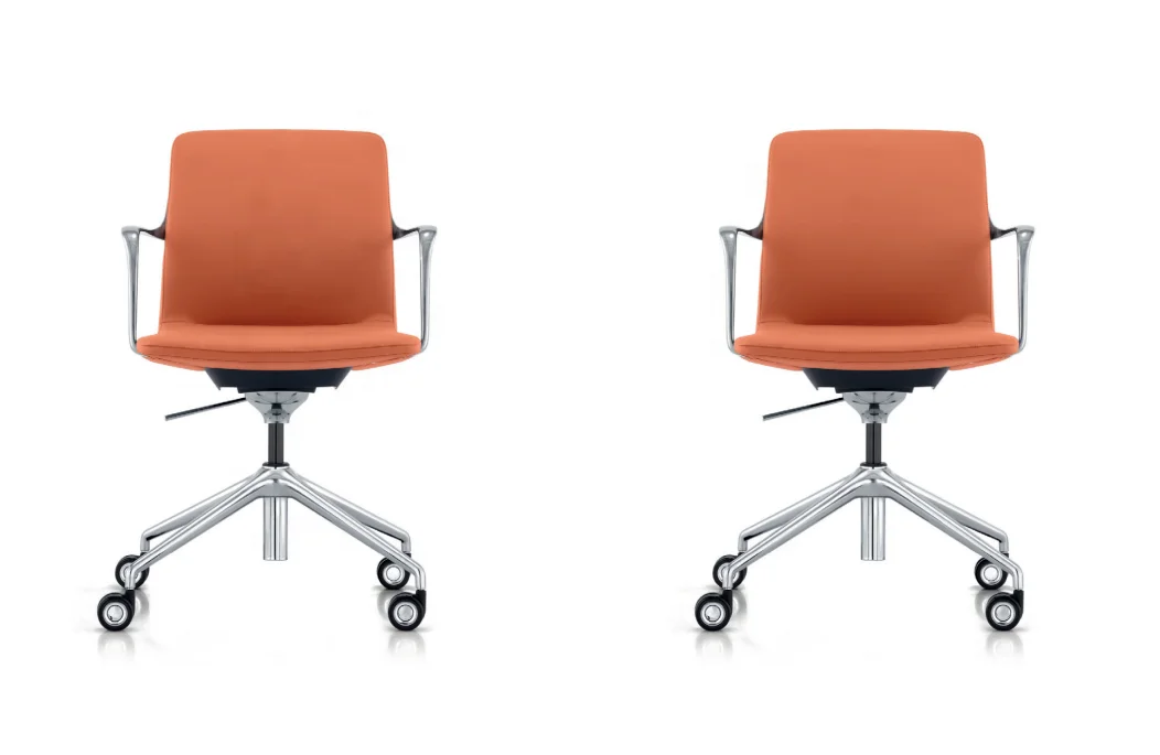 2022 New Design PU Leather Office Furniture Ergonomic Executive Chair Swivel Seat For Office Conference