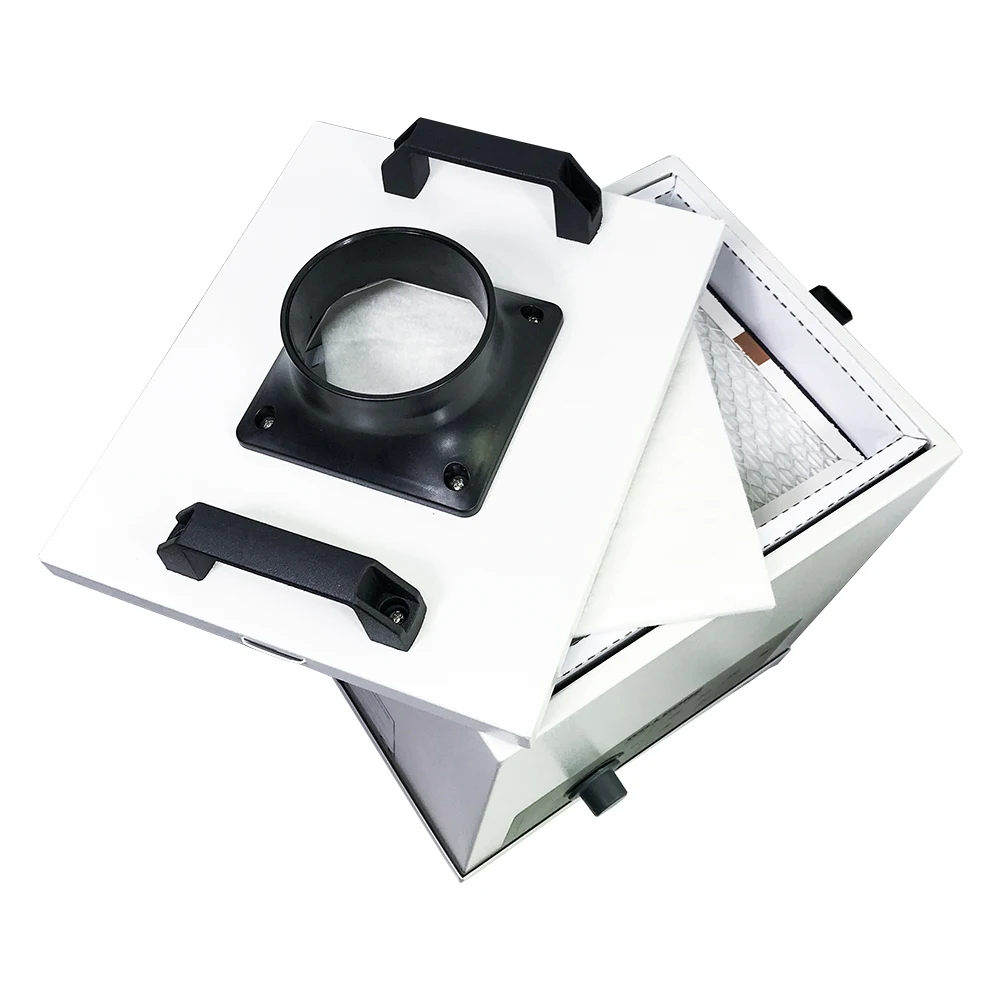 120W Mini Tiny Nail Beauty Salon Fume Extractor Smoke Absorber for Jewelry Shop, Welding Soldering Purpose