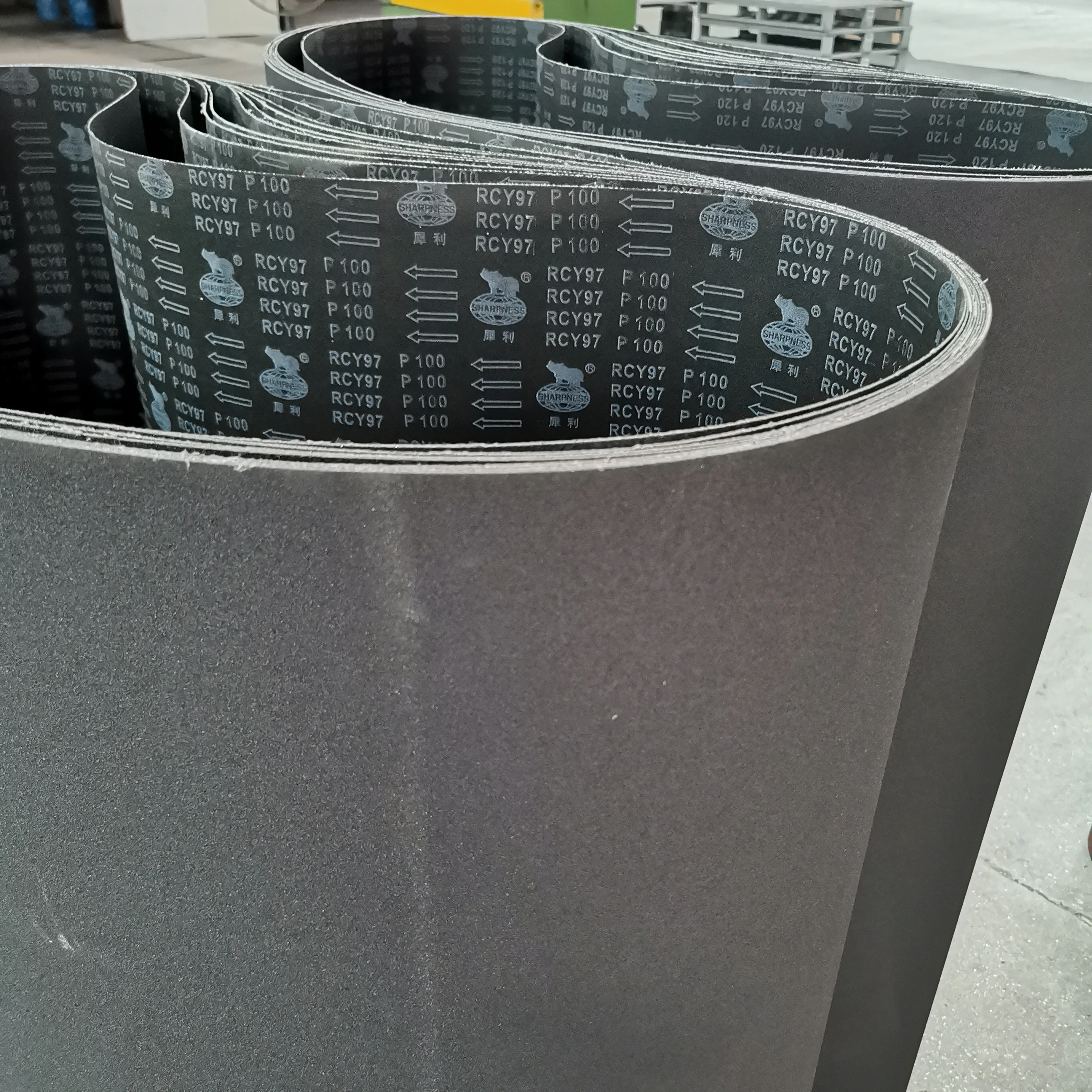 SHARPNESS Silicon Carbide Abrasive Sanding Roll C97 x 227 for particle board Wood Panel Glass Granite Marble Stone Grinding