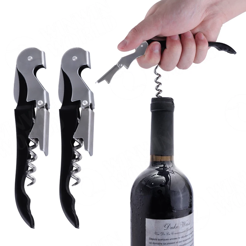 4Pack Professional Waiter Corkscrew Wine Bottle Opener Set,Heavy Duty Stainless Steel Hinges Corkscrew Bar Equipment accessories