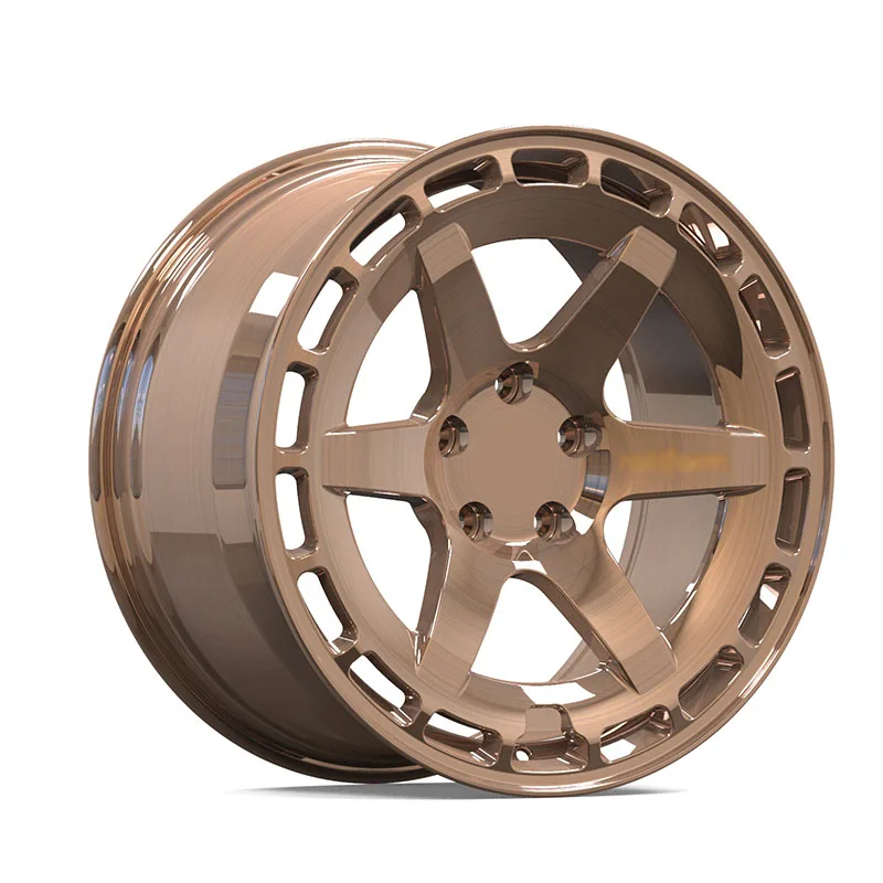 Popular brushed bronze 19 20 22 inch 5X120 5X112 forged wheels for racing cars wheels