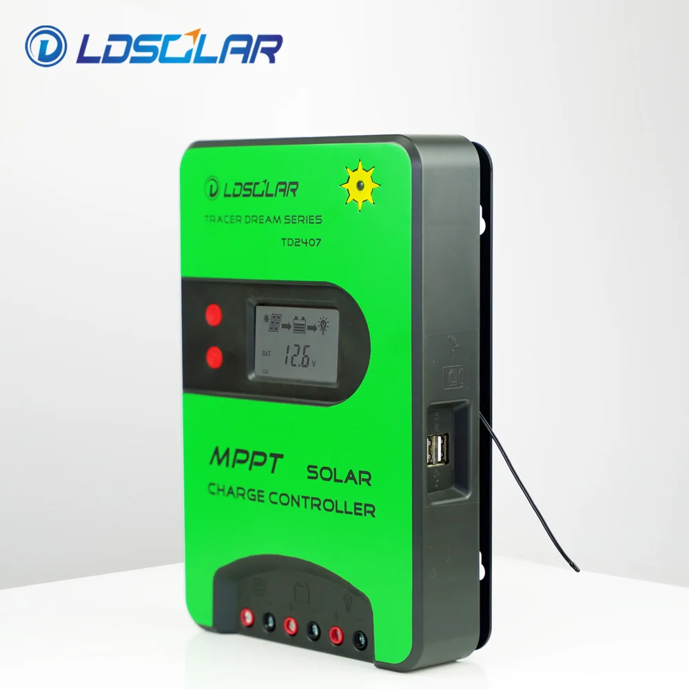 Good quality factory High Tracking Accuracy Max.75V Solar Input For RV  mppt solar charge controller