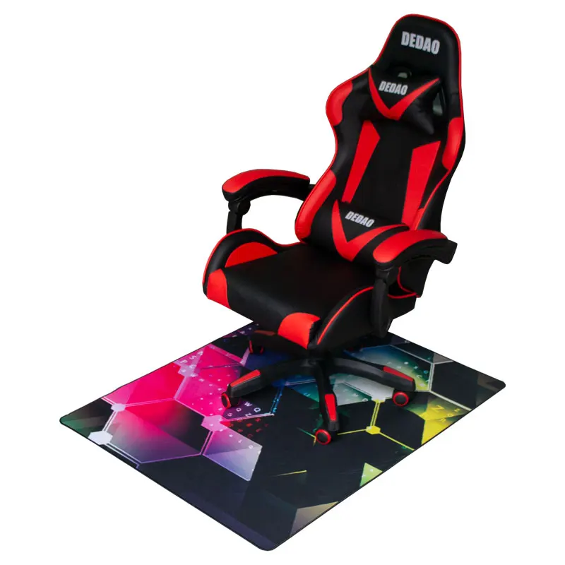 Custom Anti-slip Office Gaming Chair Mat RGB Game Mat Rubber Mat