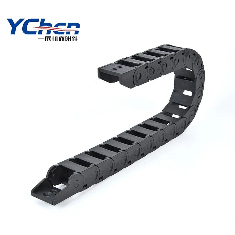 Openable along  outer radius 15mm drag chain type plastic cable carrier