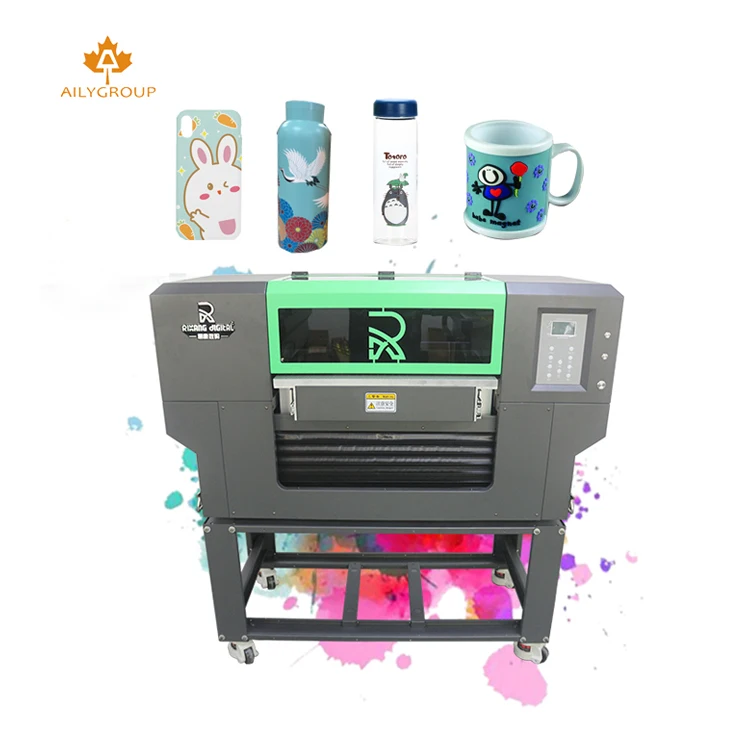 Uv6040 id card inkjet uv printer flatbed rotary