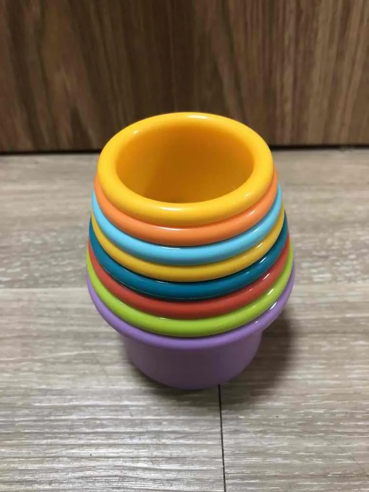 Wholesale Water Shower bathroom baby Building stack up cup toys