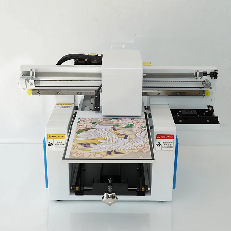 Uv Printer A4 Flatbed for Glass Wood PVC Leather Acrylic Phone Case Inkjet Large Format Small Glass Perfume Bottle Uv Printer