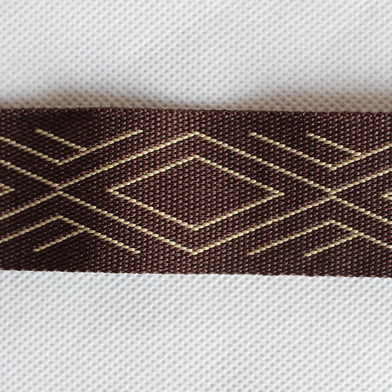 High quantity 40 mm home textile accessories trim knitting webbing jacquard ribbon tape woven twill mattress tapes