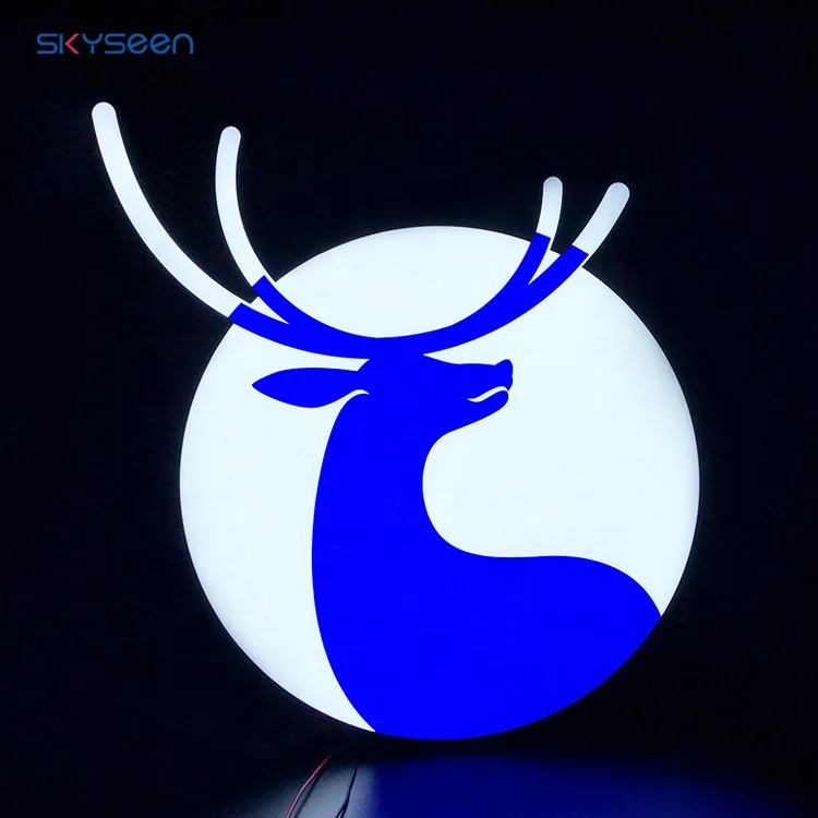 Skyseen Advertising Outdoor Custom Hanging Led Acrylic Light Box LED Letter Sign