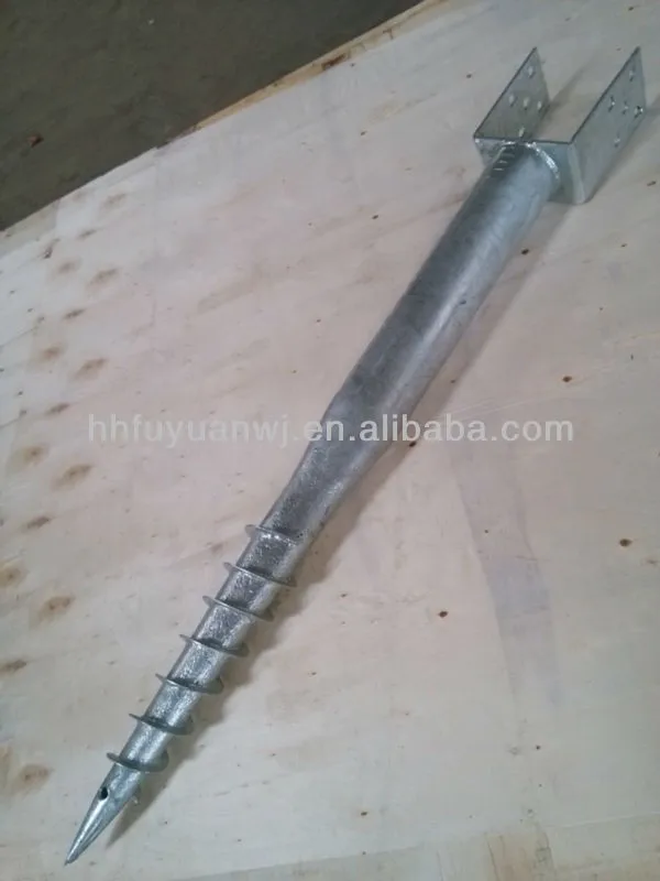 Earth anchor screw piles