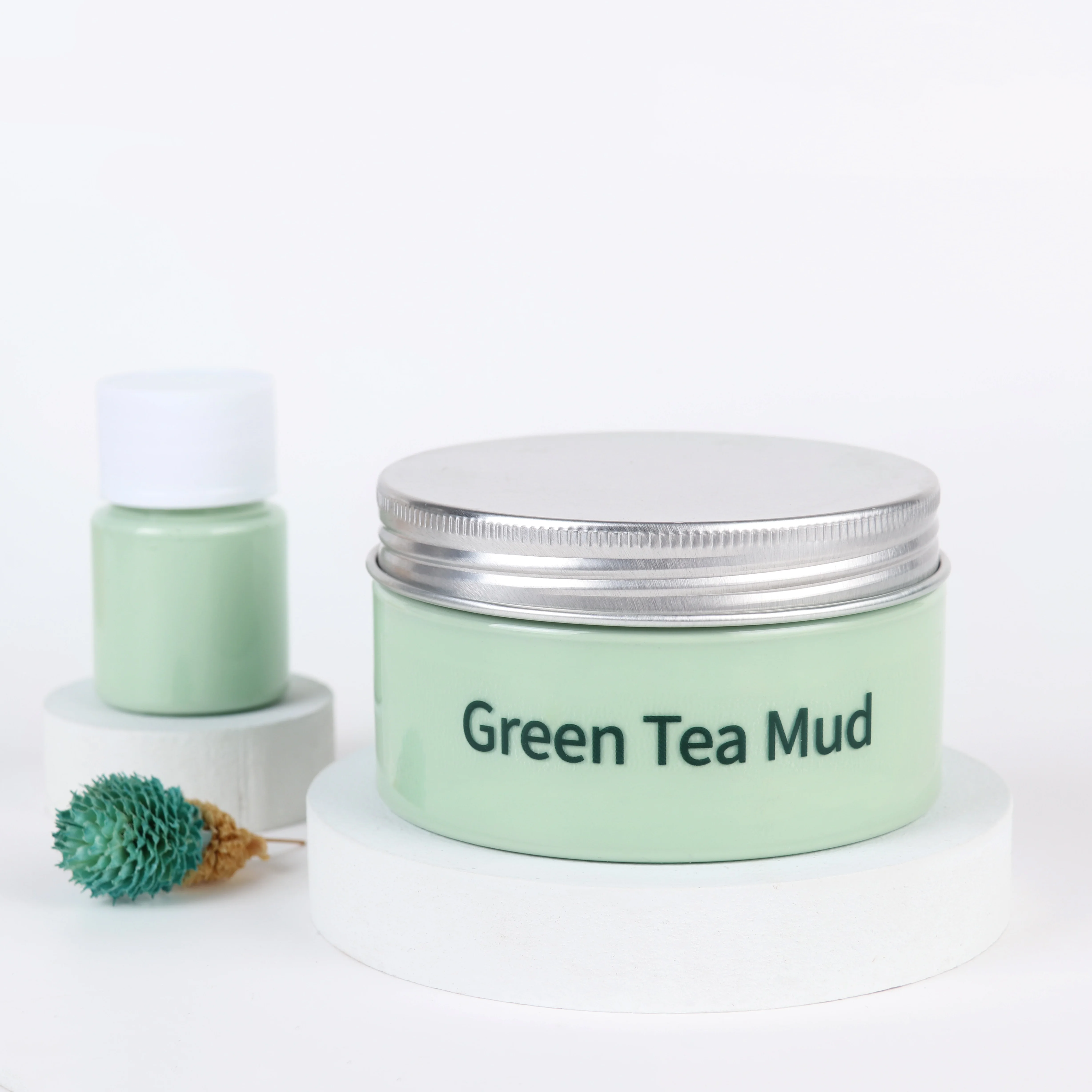 Private Label Korea Skin Care Hydrating Nourishing Deep Cleansing Oil Control acne matcha Green Tea mud mask