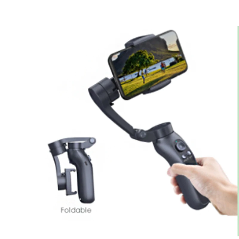 2021 New Wholesale Cheap Price Motion Gimbal Waterproof Rotating Face Tracking Selfie Stick For Sale