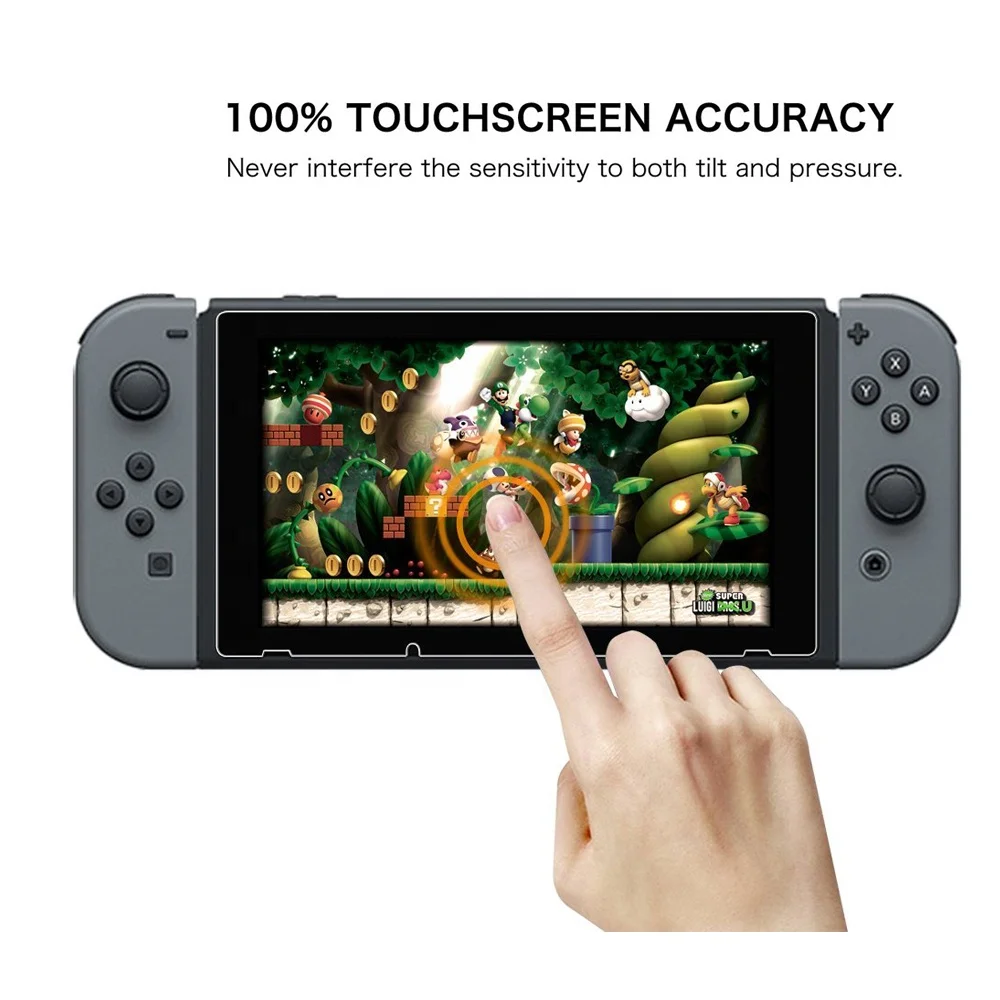6.2' 0.33mm Premium Tempered Glass For Nintendo Switch Tablet Screen, Tempered Glass Screen Protector for Nintendo Switch 2020