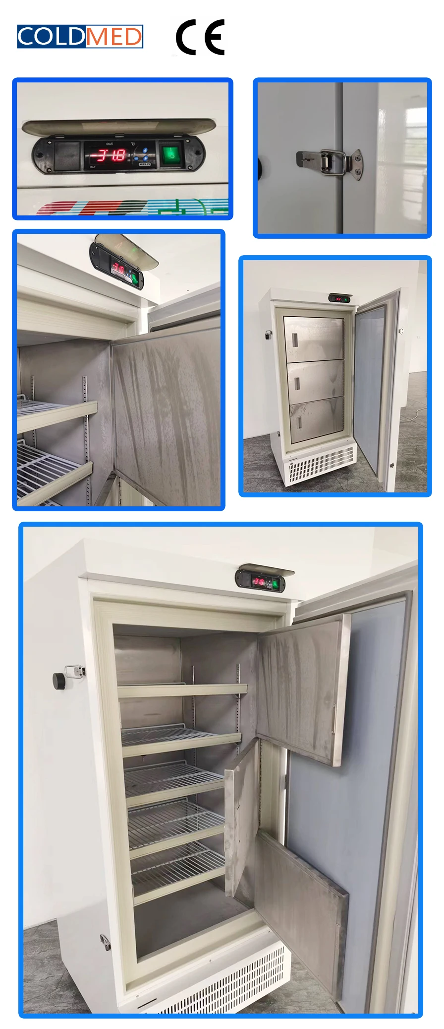DW-L188 -25/40/60 градусов по Цельсию вертикальные бытовые ULT морозильная камера с CE