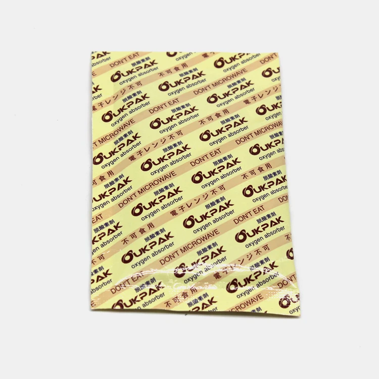 Factory price large spec food grade 500cc deoxidizer  oxygen absorber used for rice