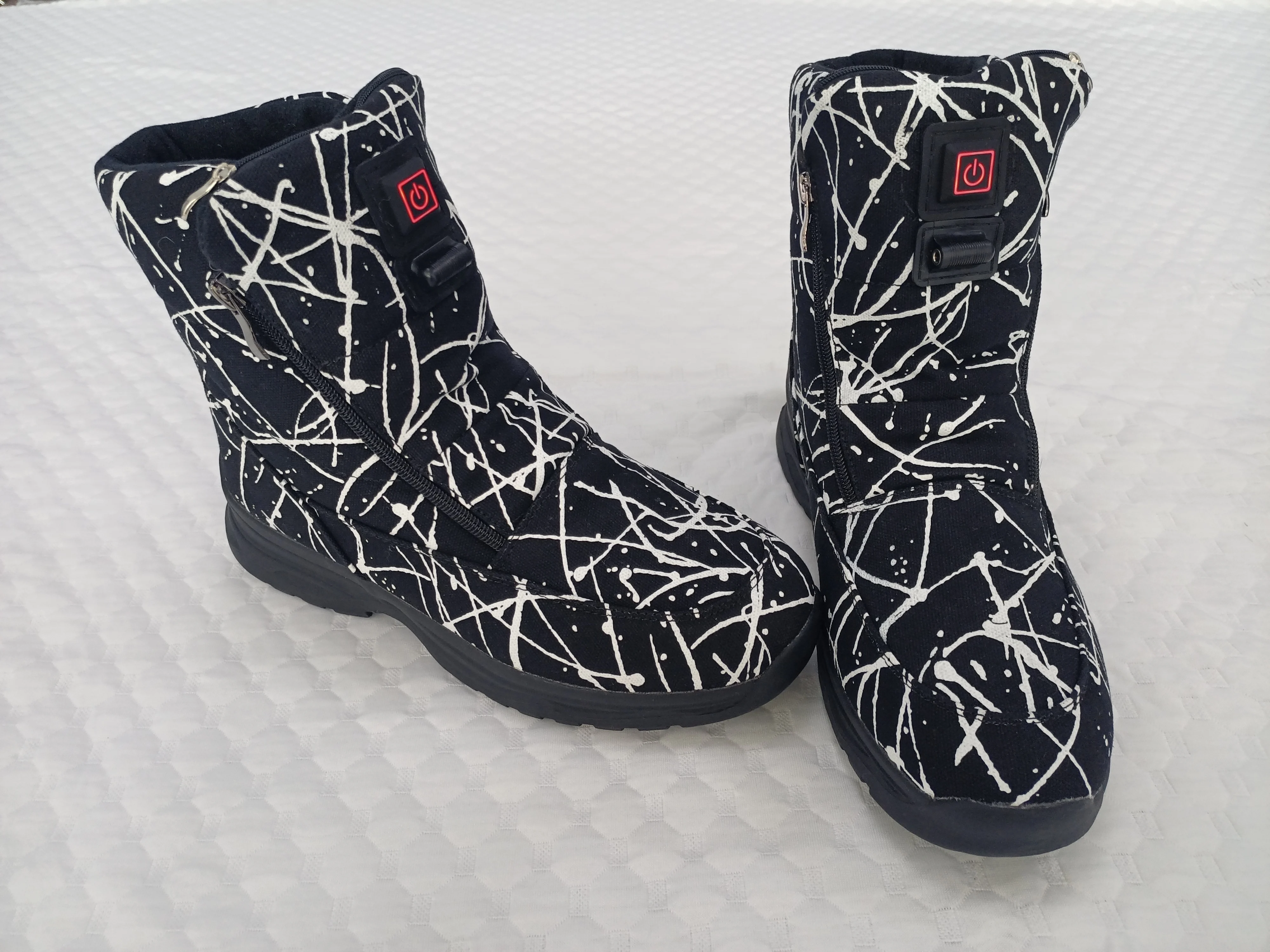 rechargeable graphene heating recovery moon snow hiking mens heated boots(old)