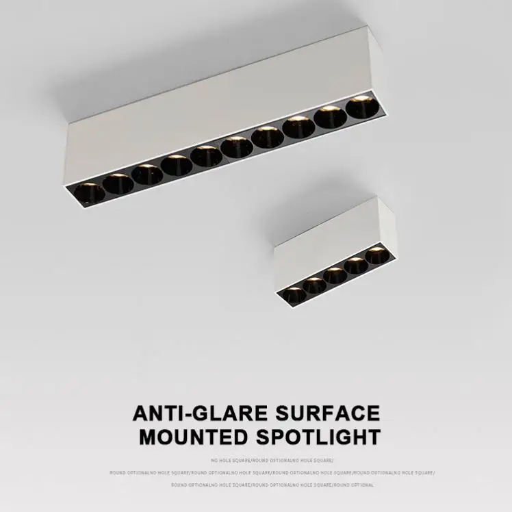 Lightweight Oem Black Ceiling Factory Supply Anti Glare Downlight Surface Mounted Cob Led Spotlight