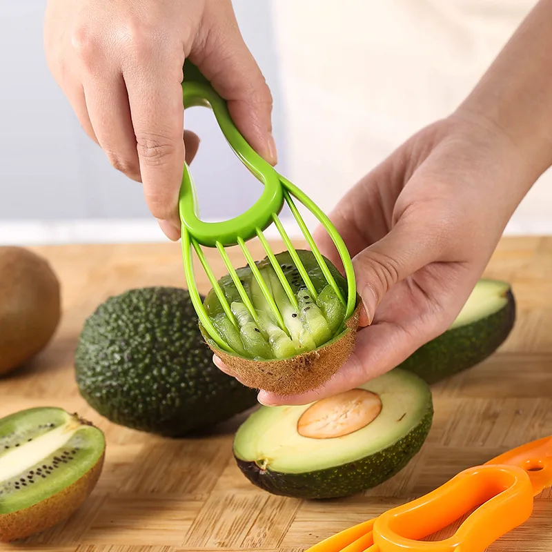 Kitchen slice special fruit and vegetable cutter tool  kiwi fruit and avocado peeler