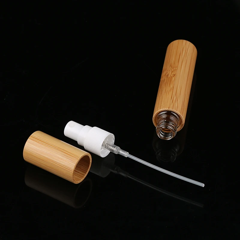 Cheap Mini Perfume Bottles Bamboo 10ml Perfume Bottle Spray for Cosmetic Packaging Bamboo
