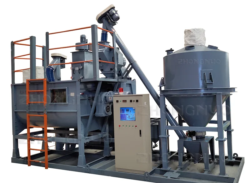 500-1000 kg per hr Mash Feed Plant Cattle Feed Machine Powder Pellet Feed Mill Mixer Making Machine