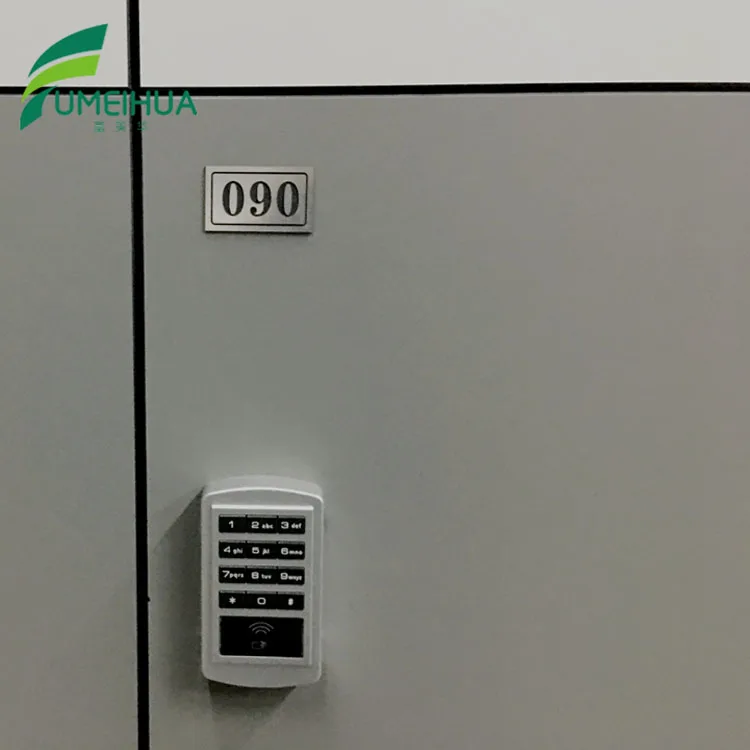 Commercial furniture Single mudroom locker cabinet One tier stadium wood locker hasp padlock system employees locker