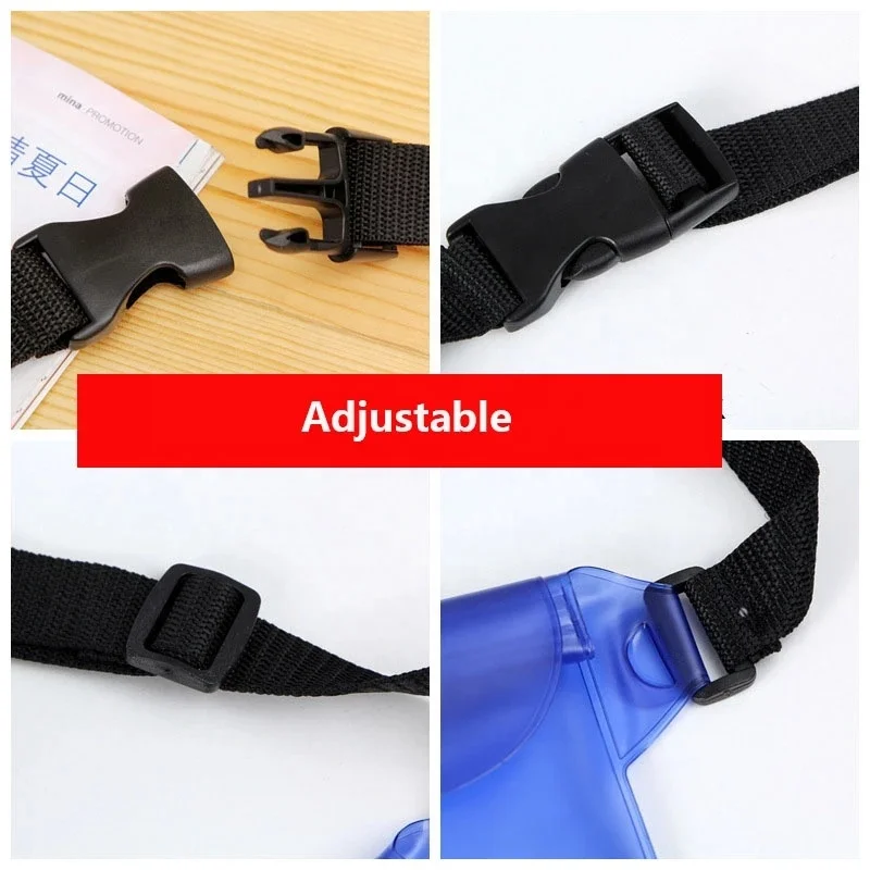 PVC Transparent Waterproof Sealing Drift Diving Swimming Waist Bag Skiing Snowboard Underwater Dry Shoulder Waist Bag For Phone