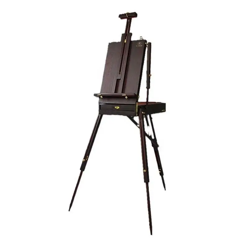 Bview Art Italy Adjustable Foldable Tripod Stand Beech Wood Portable Sketching Painting Frame Easel