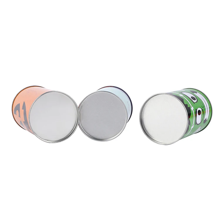 Small travel toy can tin box packaging metal mini portable aluminum alloy stainless steel sealed can