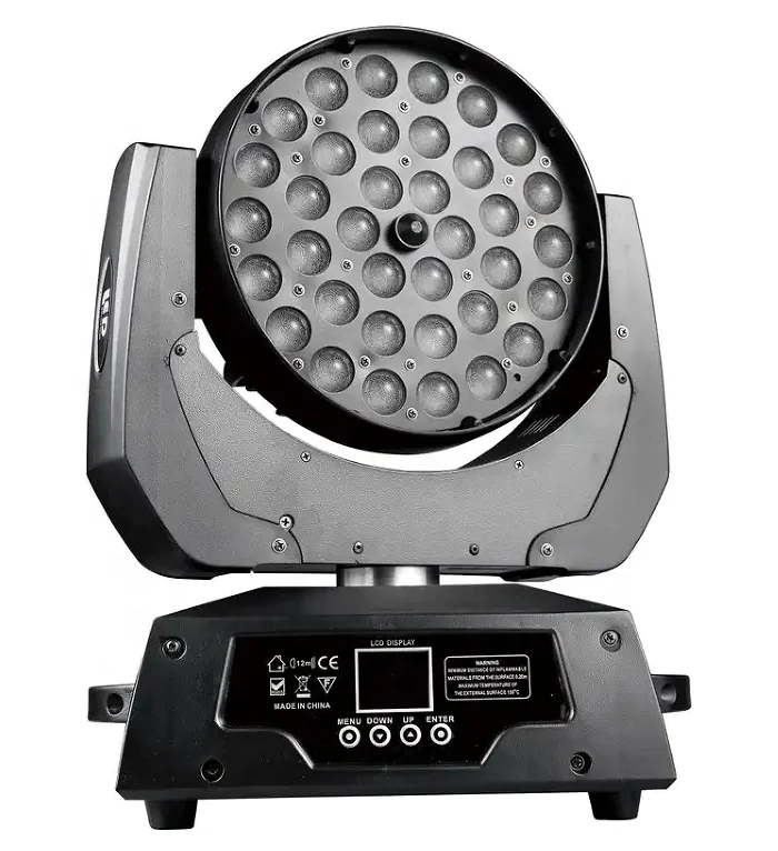 36*18W Full-Color RGBW  4in1 Stage Lighting Dj Moving Head Lights Led Wash Light