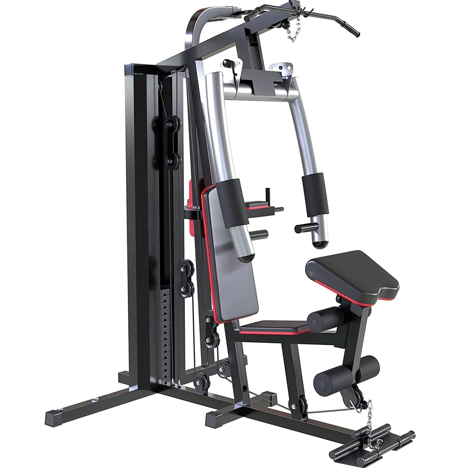 Fit Bench Fitness Equipment Home Gym 2 Side Station Multi-function Body Building Exercise Gym Equipment Machine