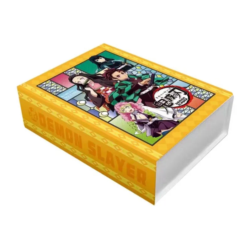 36/48/60 box wholesale Children Christmas Gift Game Kimetsu CCG Playing cards google anime English version Demon Slayer Card