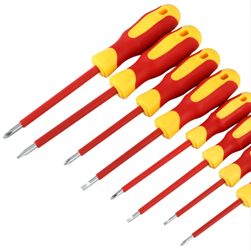 8pcs professional insulated hand tool screwdriver bit technology good price screwdriver insulated