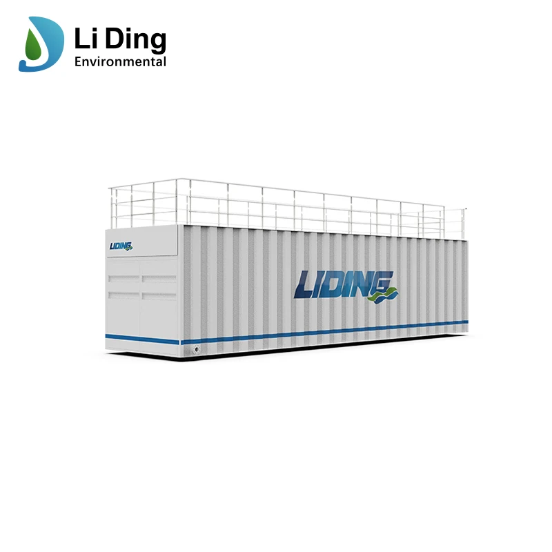 20 ~ 50 CBM очистное оборудование для обработки воды в контейнере