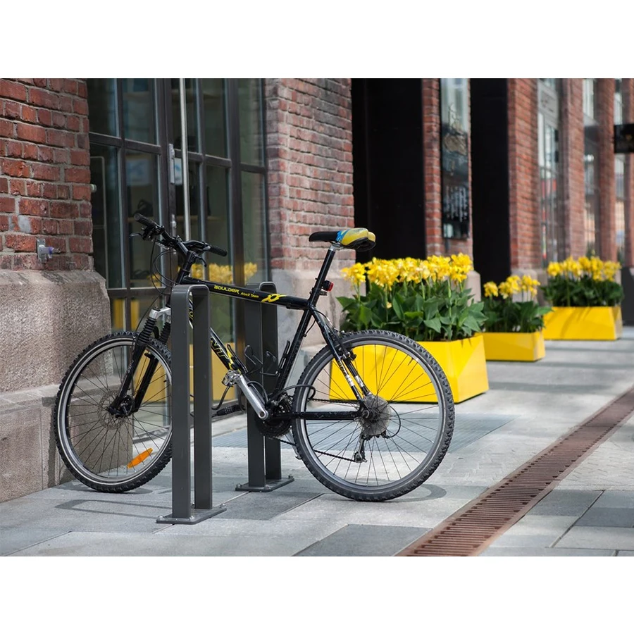 Wide Loop U Bicycle Floor Bike Stand Bike Rack For Garage Parking Storage