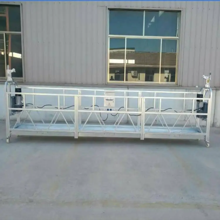 High rise building window cleaning electric scaffolding suspended platform construction gondola