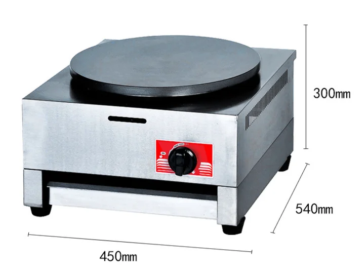 Wholesale Price Restaurant Crepe maker Single  Plate Crepe Machine Gas pancake crepe making machine