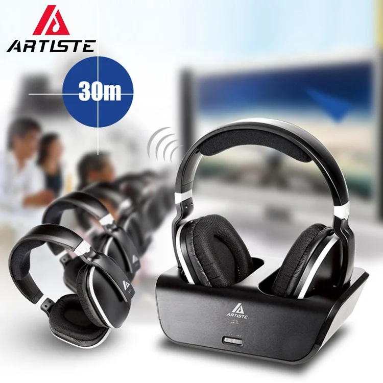2.4G laptop hi-fi system wireless TV Headset with transmitter