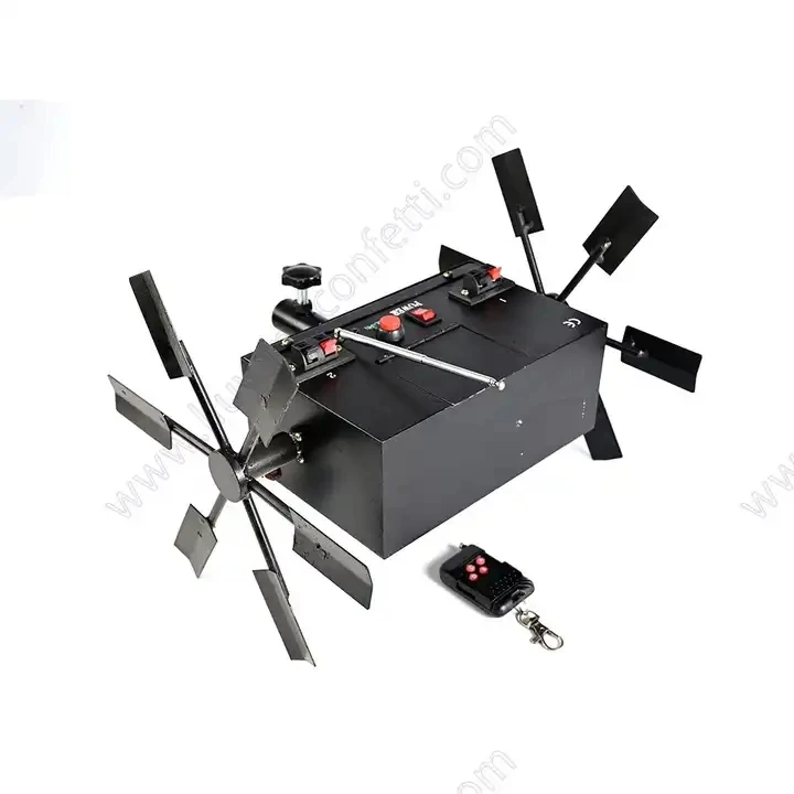 Stage special effect double wheels rotating wireless remote control fountains fireworks firing system