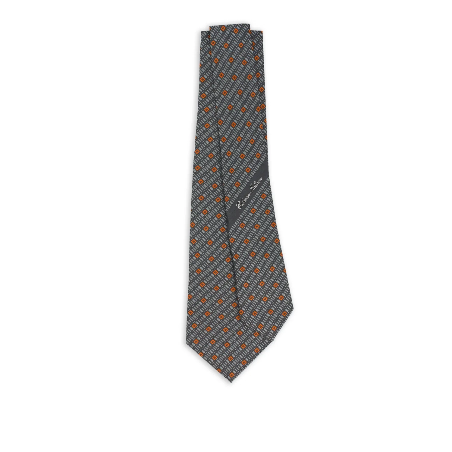 Good Supplier Jacquard Silk Ties - Seven Fold Tie Palermo Gray - Embrace Italian Elegance and Craftsmanship