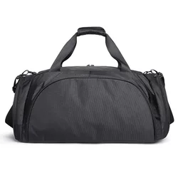 fashion weekender big luxury duffel travel bag plain color mens sports gym dry duffel bag